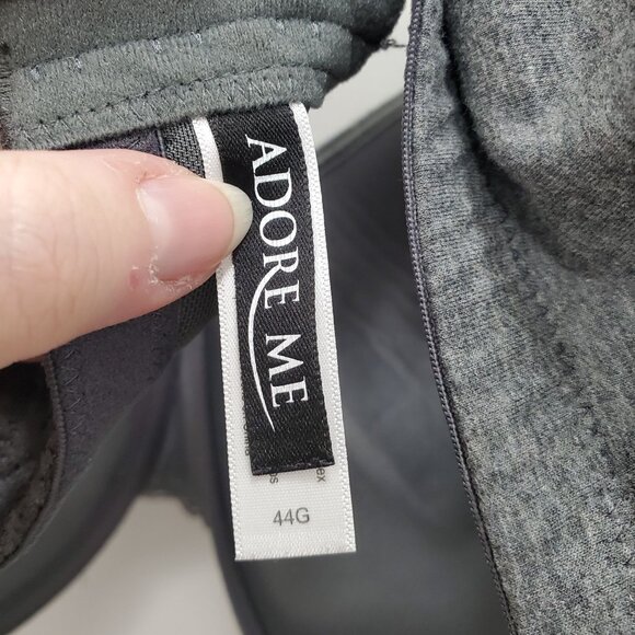 Adore Me N4251AMX Heather Gray Maternity Full Figure Underwire Nursing Bra 44G - Picture 4 of 5